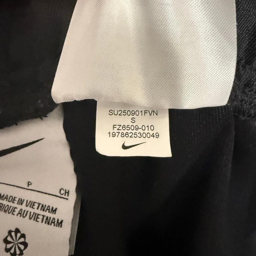 Nike Court Track Pants Womens S Black Flare Leg Athleisure Streetwear Sporty Y2K